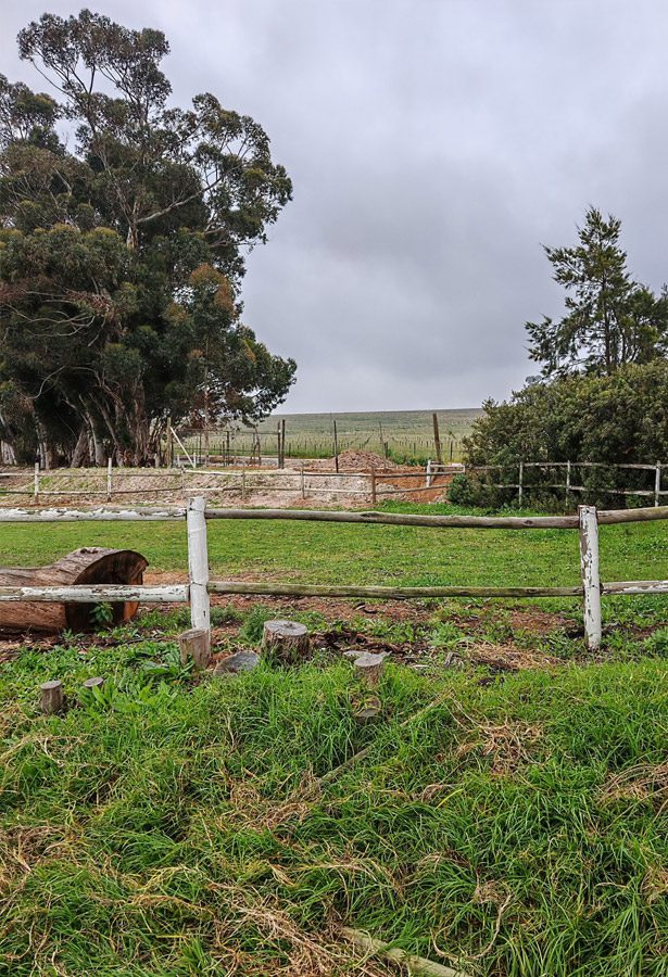 Farm road maintenance at Glen-Graze sanctuary